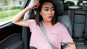 Eat Asian Teen Whore And Fucking In The Back Seat Of A Car